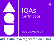 Certification of the internal quality assurance system: This hallmark distinguishes units that have passed the verification process confirming that their internal quality assurance system (IQAS) is implemented and is suitable in order to assure the quality of the study programmes being delivered at the unit. IQAS certification demonstrates that the teaching unit reviews, analyses and enhances the study programmes it delivers. FEPTS_segell_SGIQ